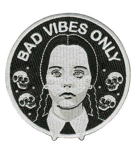 bad vibes only patch by la barbuda