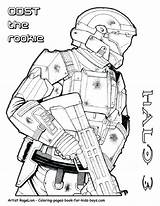 Coloring Halo Pages Master Chief Boys Printable Print Book Color Kids Odst Reach Colouring Sheets Mountains Toy Rookie Party Dorm sketch template
