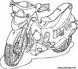 Colorear Motocyclette Medios Transporte Motorcycles sketch template