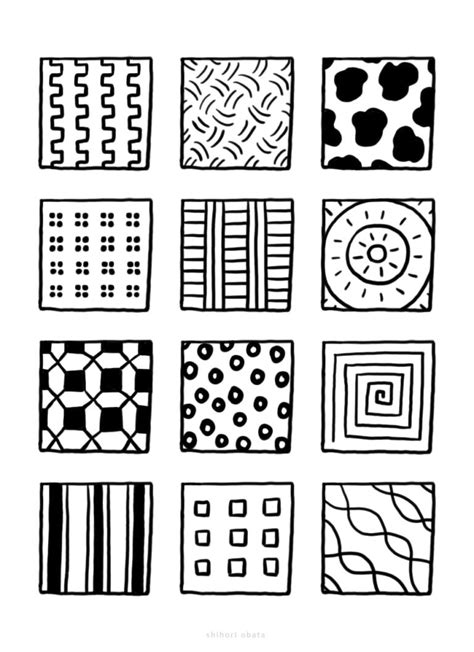 fun easy patterns  draw