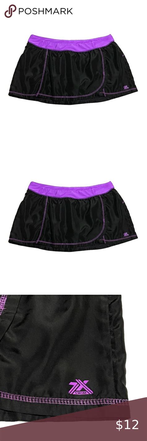 Zeroxposur Swimwear Purple Miniskirt Mini Skirts Swimwear Purple