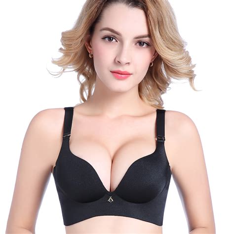 women sexy seamless bra push up bras big size cup brassiere 3 4 cup