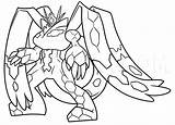 Zygarde Dragoart Getcoloringpages sketch template