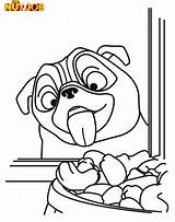 Pug Doug Pugs sketch template