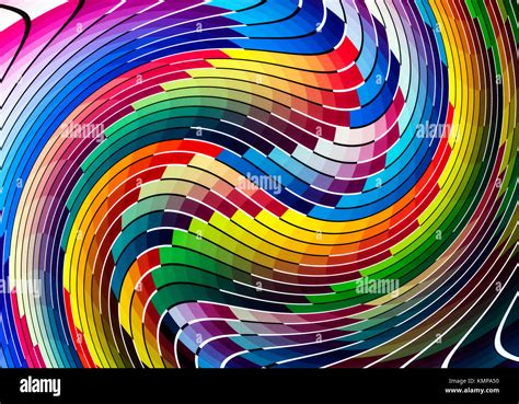 color chart wallpaper  res stock photography  images alamy