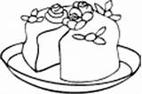 Pastries Cakes sketch template