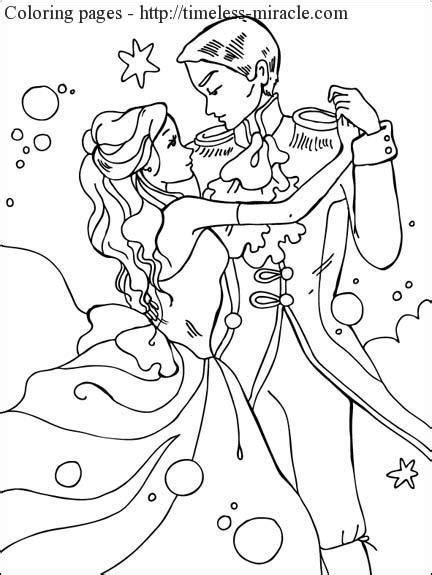 princess  prince coloring pages photo  timeless miraclecom