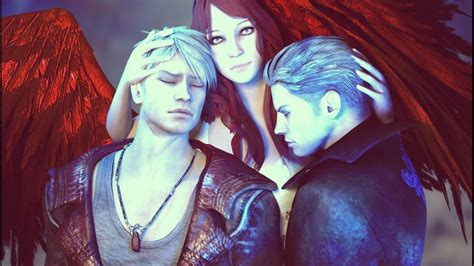 Devil May Cry Dante Vergil And His Mother Sad And