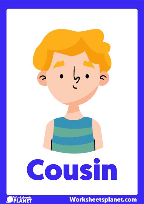 cousin flashcard