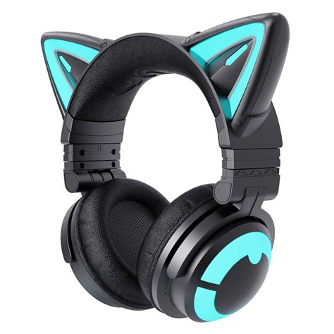 mua yowu rgb cat ear headphone  wireless  foldable gaming headset   surround sound