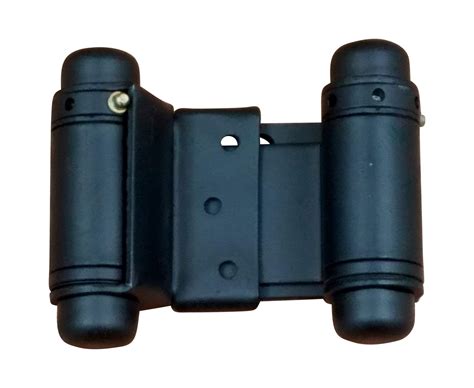 double acting spring hinges adjustable matte black  inches   hingeoutlet