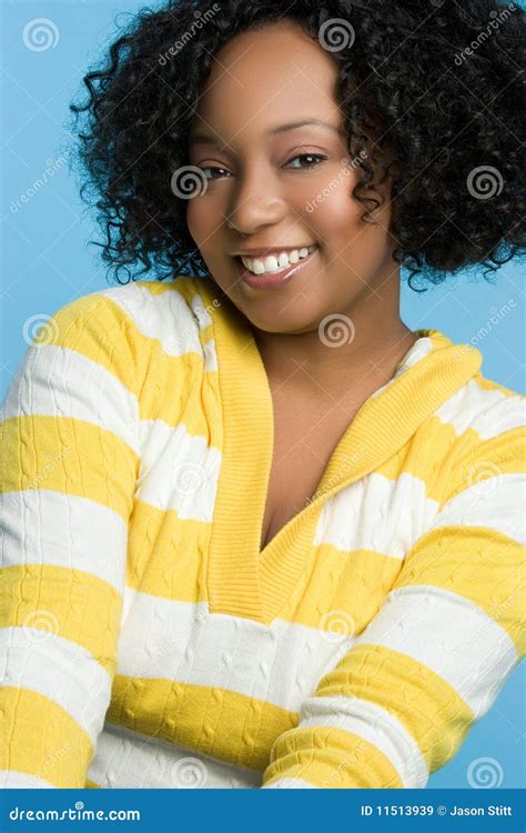 happy black woman stock image image  background striped