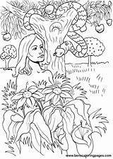 Eden Garden Coloring Adam Eve Drawing Pages Story Color Sheets Handout Below Please Print Click Paintingvalley Drawings sketch template