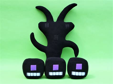 wither storm plush toy  minecraft plush gamer gift toy etsy