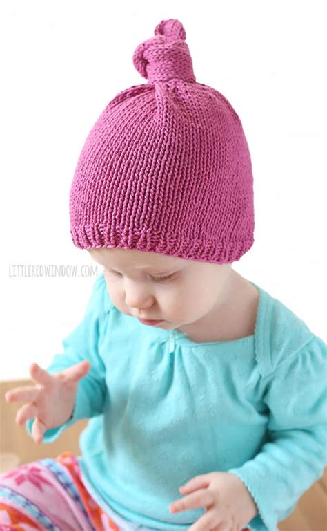 top knot hat knitting pattern top knot hat pattern baby etsy uk