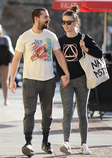Shia Labeouf Takes Girlfriend Mia Goth To Lunch In La Daily Mail Online