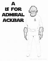 Alphabet Ackbar Admiral sketch template