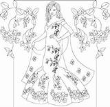 Coloring Princess Pages Fashion Nicole sketch template