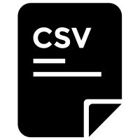 csv file icons   vector icons noun project
