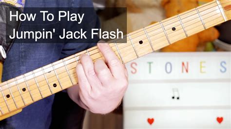 Jumpin Jack Flash The Rolling Stones Guitar And Bass Lesson Youtube