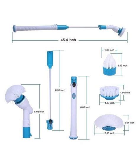 Gts Spin Scrubber Spray Mop Abs Plastic Electric Spinning Scrubber