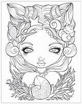 Coloring Book Mermaid Pages Jasmine Becket Griffith Mermaids Books Fantasy Aquatic Cleverpedia Fairy Painter Beloved Draws Paintings Her sketch template
