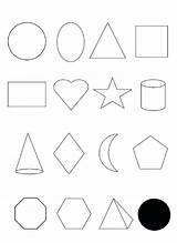 Shapes Coloring Drawing Basic Oval Kids Pages Printable Shape Getdrawings Printables sketch template