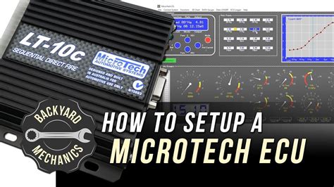 setup  microtech ecu backyard mechanics fullboost youtube