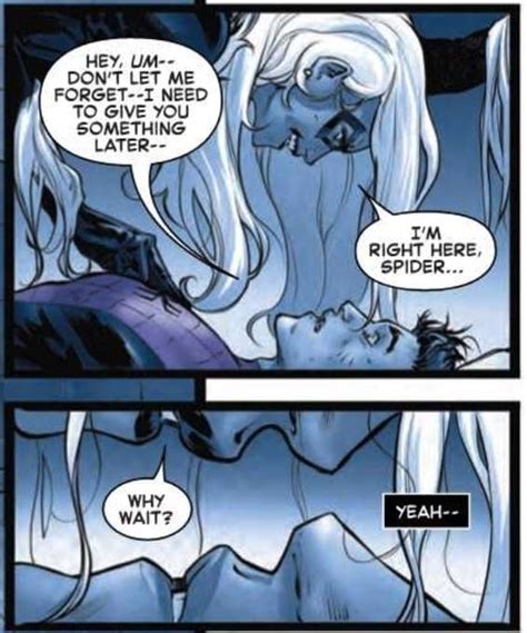 black cat having sex dreams about spider man in next week s amazing