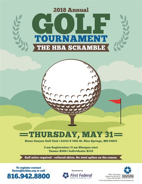 golf tournament flyer templates