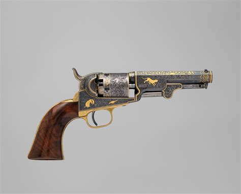 samuel colt gold inlaid colt model 1849 pocket revolver serial no