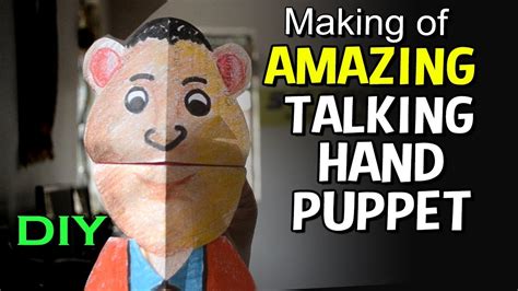 making   hand paper puppet talking paper puppet  kids