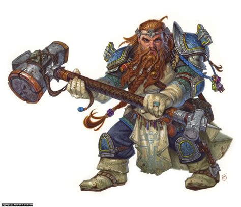 Dwarf Cleric By Chris Seaman Dungeons And Dragons