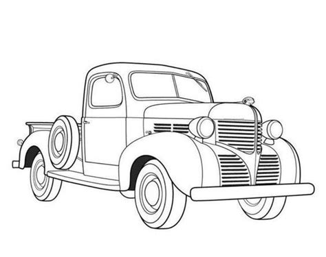 printable truck coloring pages  httpprocoloringcom