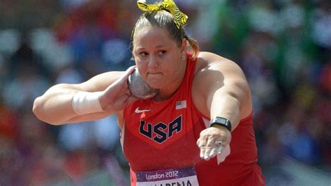 olympic shot putter suspended  prohibited substance