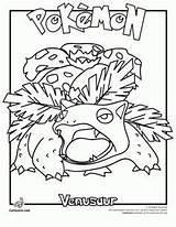 Pokemon Coloring Pages Venusaur Buzzwole Colouring sketch template