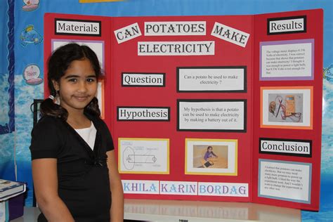 green elementary school science fair inspires student scien
