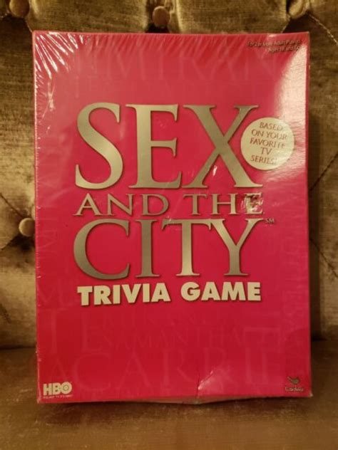 Sex And The City Trivia Game Hbo Cardinal Industries Cardboard Box New