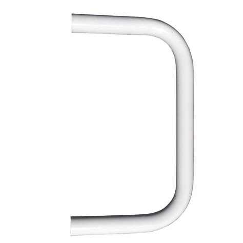 ez handrail   aluminum   handrail white  loop eza   home depot