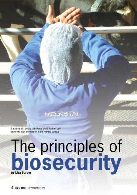 principles  biosecurity ubisi mail magazine