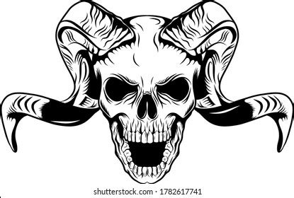 drawings  demon skulls