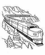 Trains Colouring Subway Getcolorings Olphreunion Procoloring sketch template
