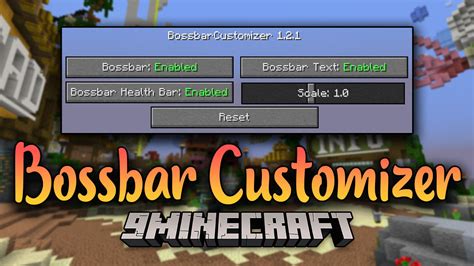 boss bar customizer mod  freely change  bosses health bars mc modnet