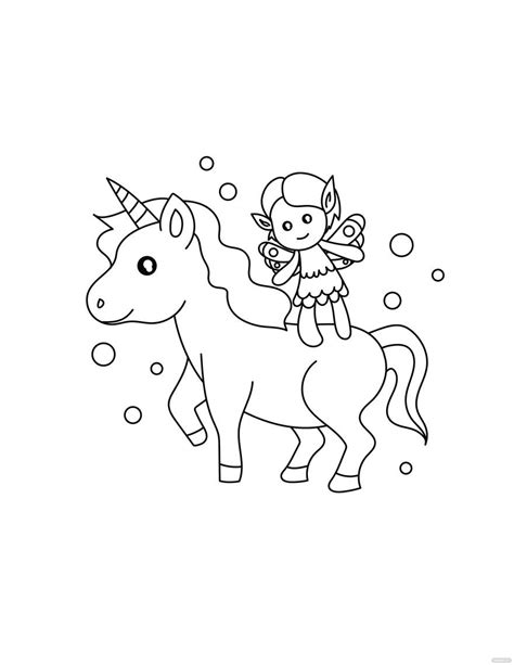unicorns  fairies drawings