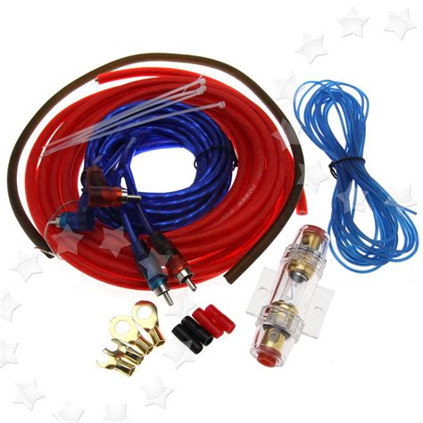 gauge  car audio amplifier amp rca wiring kit power cable agu  amp ebay