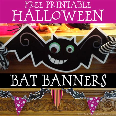 Party Planning Center Free Printable Cute Halloween Banners