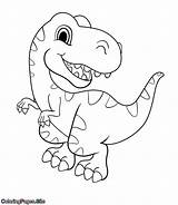 Coloring Pages Dinosaur Entitlementtrap sketch template