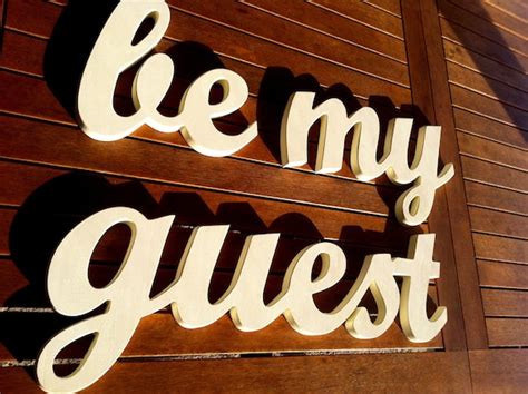 guest    guest wall decoration  cutout sign etsy