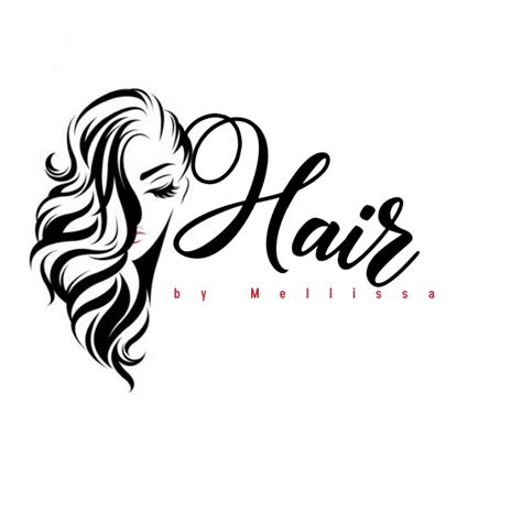 hair extensions logo hair logo design hair collection logo