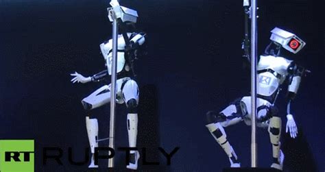 robots dancing find and share on giphy